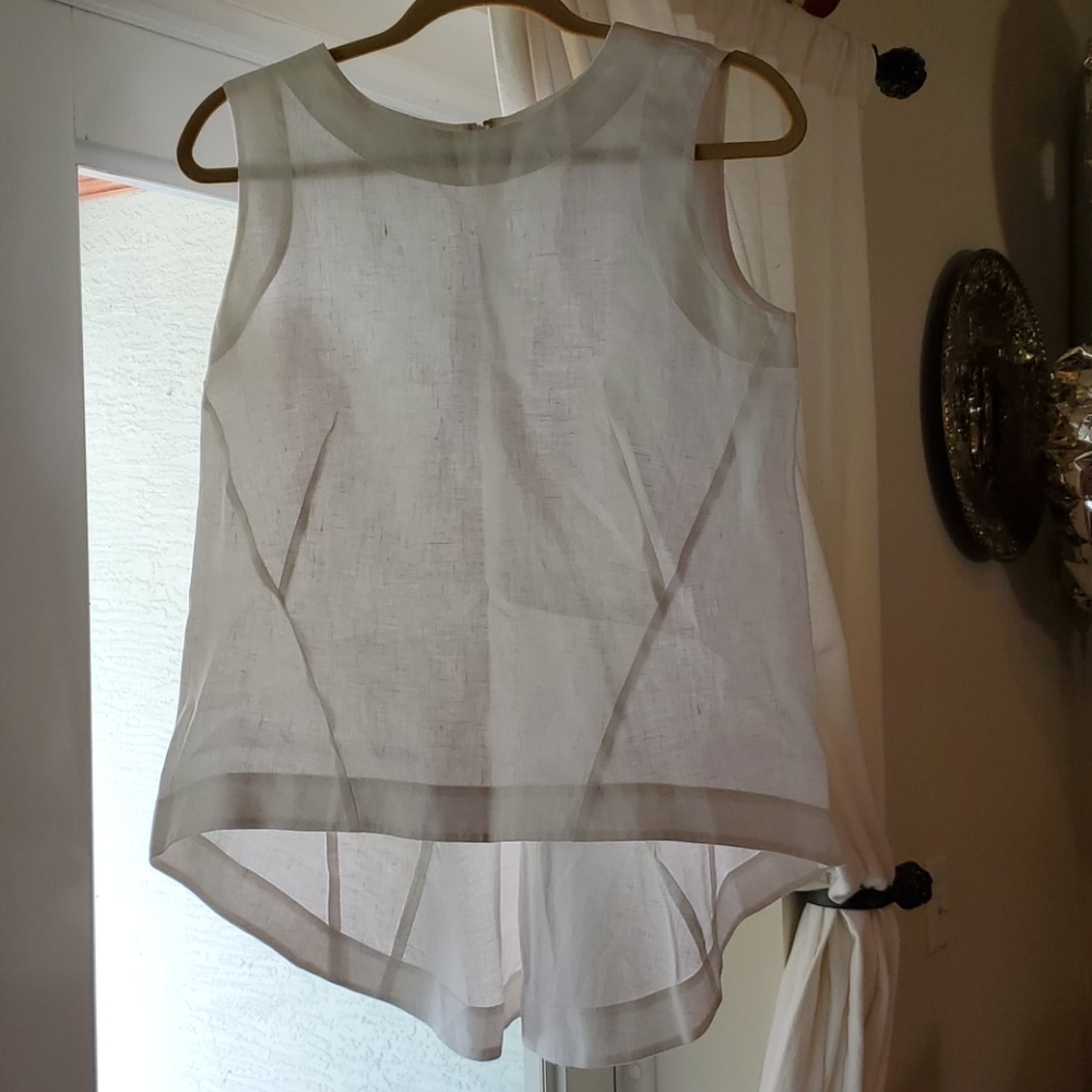 White linen shirt